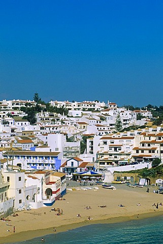 Townscape, Carvoeiro, Algarve, Portugal, Europe