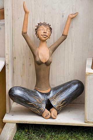 Female clay figure, sculpture, female