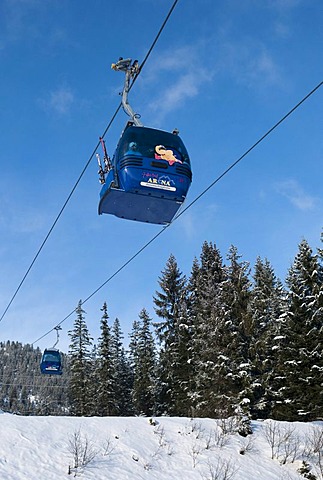 Cable Car, Zillertal Arena, Austria, Europe