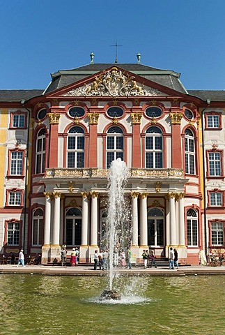 Bruchsal Residence Palace of the Prince Bishops of Speyer, Bruchsal, Baden-Wuerttemberg, Germany, Europe