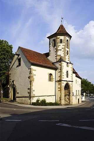 Infirmary chapel Heilig Geist, Holy Spirit, Crailsheim, Baden-Wuerttemberg, Germany, Europe