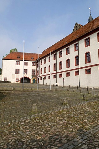 Schloss Iburg Castle in Bad Iburg, Osnabruecker Land region, Lower Saxony, Germany, Europe