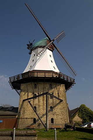 Smock mill, Kappeln, Schlei, Schleswig-Holstein, Germany, Europe