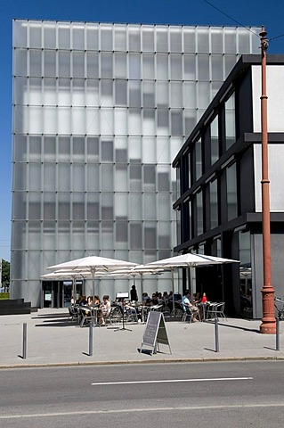 Kunsthaus art center and restaurant, Bregenz, Lake Constance, Vorarlberg, Austria, Europe