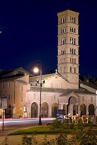 Church of Santa Maria in Cosmedin, Piazza Bocca della Verita, Rome, Italy, Europe