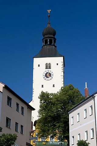 Parish Church of St. Michael, Regen health resort, Bavarian Forest, Bavaria, Germany, Europe