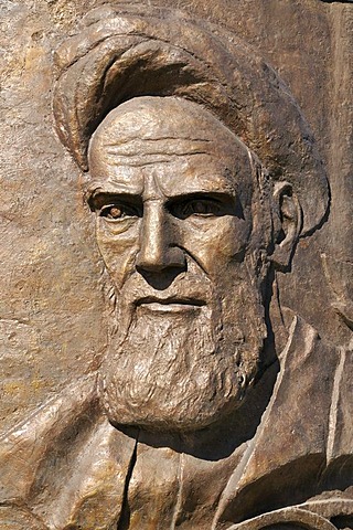 Portrait of Emam, Imam Khomeini, Iran, Asia