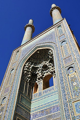 Friday or congregational mosque in the historic town of Yazd, UNESCO World Heritage Site, Iran, Persia, Asia