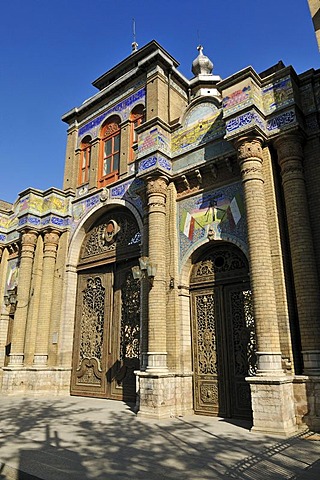 Bagh Melli Gate in Tehran, Iran, Asia