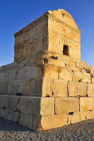 Tomb of Cyrus II., archeological site of Pasargadae, UNESCO World Heritage Site, Persia, Iran, Asia