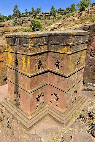 Bet Giyorgis church at Lalibela, UNESCO World Heritage Site, Amhara, Ethiopia, Africa