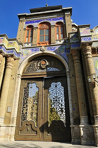 Bagh Melli Gate in Tehran, Iran, Asia