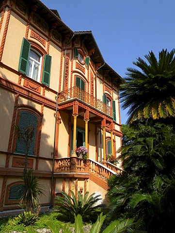 Villa, Chiavari, Riviera, Liguria, Italy, Europe