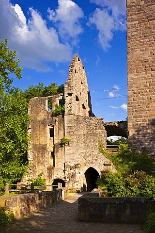 Burgruine Zavelstein castle ruins, Bad Teinach Zavelstein, Black Forest, Baden-Wuerttemberg, Germany, Europe