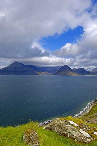 Cuillin Hills from Elgol, Isle of Skye, Western Highlands, Scotland, United Kingdom, Europe