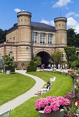 Botanical Garden, on the outskirts of the castle gardens, Karlsruhe, Baden-Wuerttemberg, Germany, Europe