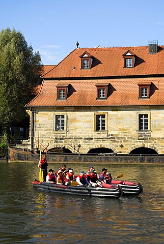 Little Venice at the Regnitz river, UNESCO World Heritage Site Bamberg, Upper Franconia, Bavaria, Germany, Europe