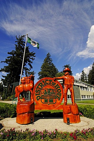 Gold Digger Monument, visitor center, Hope, British Columbia, Canada