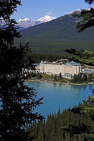 Hotel Fairmont Chateau, Lake Louise, Banff National Park, Alberta, Canada