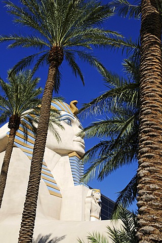 Egyptian sculpture, Luxor Hotel, Las Vegas, Nevada, USA