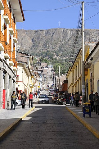 Road, Lima, Ayacucho, Inca settlement, Quechua settlement, Peru, South America, Latin America