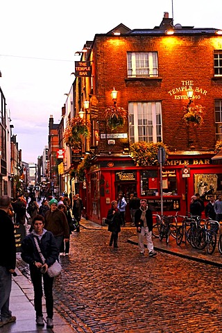 The Temple Bar, restaurant, bistro, Dublin, Ireland, Europe