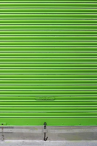 Green roller shutter