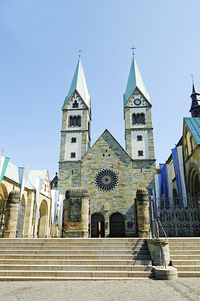 Church of the Visitation, pilgrimage basilica, Werl, Soest district, North Rhine-Westphalia, Germany, Europe