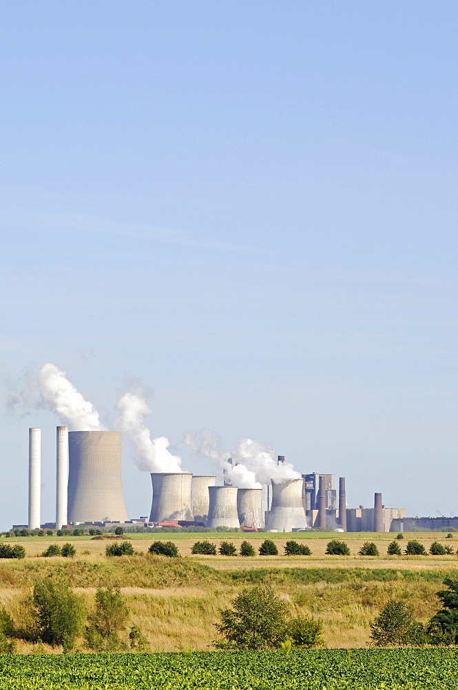 RWE lignite-fired power plant, Niederaussem, Bergheim, Rhineland, North Rhine-Westphalia, Germany, Europe