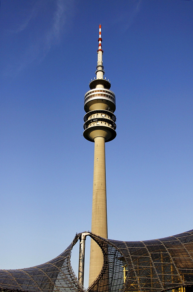 TV Tower, Olympic Park, Munich, Bavaria, Germany, Europe