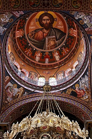 Large Minas Church, Episcopal Cathedral, Heraklion or Iraklion, Crete, Greece, Europe