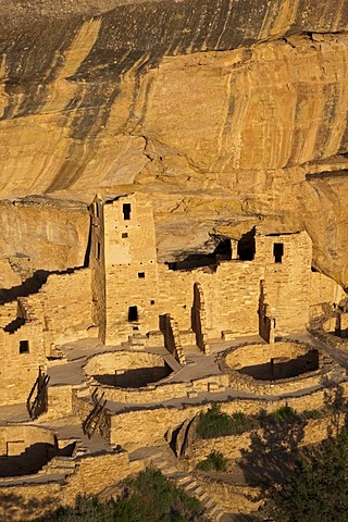 Cliff Palace, Anasazi Native American ruins, Mesa Verde National Park, Colorado, America, United States