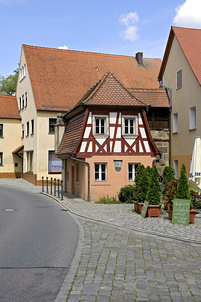 "Altes Zollhaeuschen", Spalt, Franconia, Bavaria, Germany, Europe