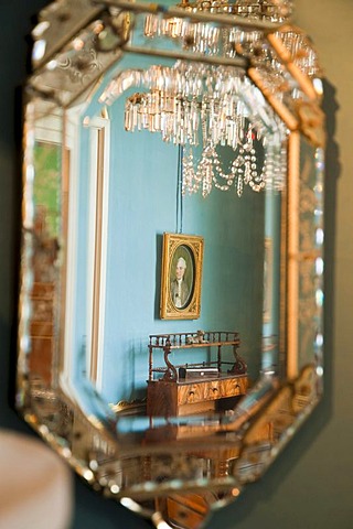 The Austrian Room, Weesenstein Castle near Dresden, Saxony, Germany, Europe