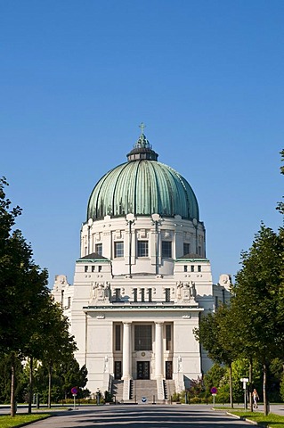 Karl-Borromaeus-Kirche church, Zentralfriedhof Central Cemetery, Vienna, Austria, Europe