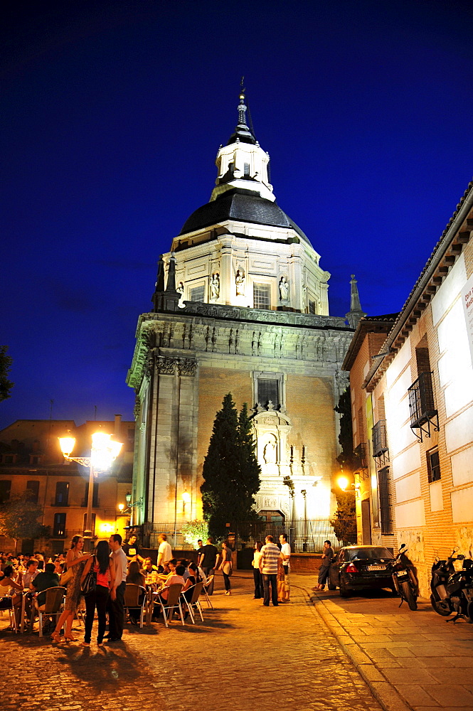 Church of San Andres at the Plaza de San Andres, Madrid, Spain, Iberian Peninsula, Europe