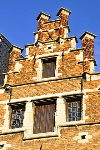 Facade of the Rubens House, Antwerp, Belgium, Europe