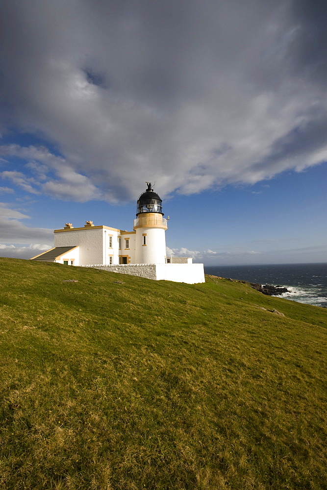 Lighthouse, Point Stoer, Stoer, Scotland, United Kingdom, Europe