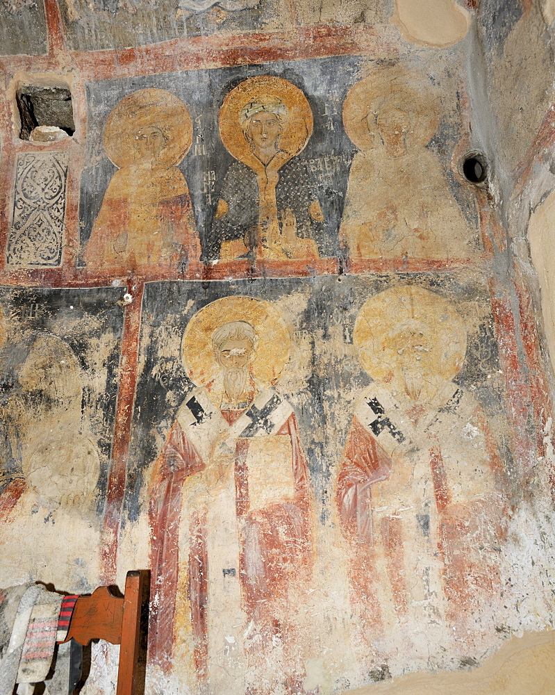 Frescoes in the church Agia Georgios Vardas, 1290, Rhodes, Greece, Europe