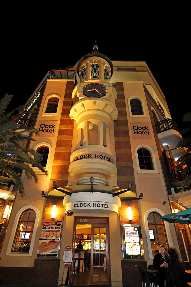 Clock Hotel, night shot, Surfers Paradise, Gold Coast, New South Wales, Australia