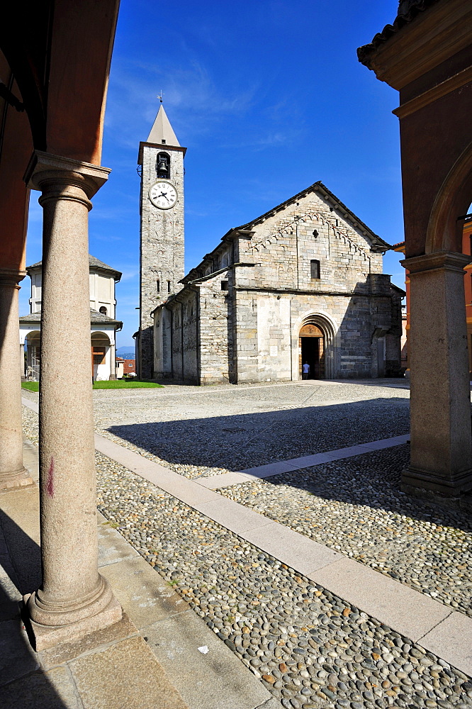 Church of St. Gervasio and Protasio, Baveno, Lake Maggiore, Piedmont, Italy, Europe