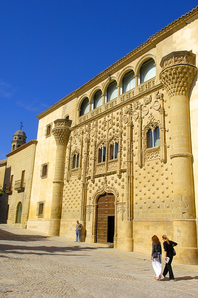 Jabalquinto Palace, 16th century, Baeza, Jaen province, Andalusia, Spain, Europa