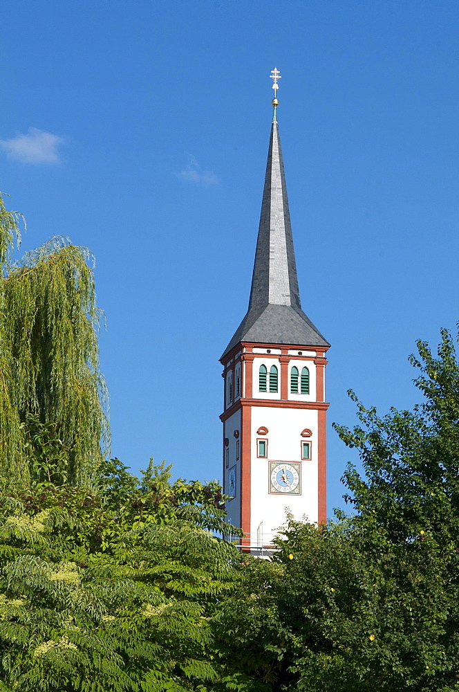 Parish Church of St. Stephen, Mindelheim, Swabia, Allgaeu, Bavaria, Germany, Europe