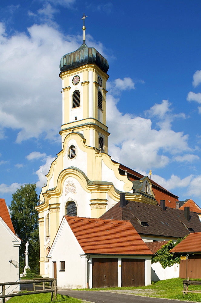 Pilgrimage Church of Maria Steinbach, Maria Steinbach, Allgaeu, Bavaria, Germany, Europe