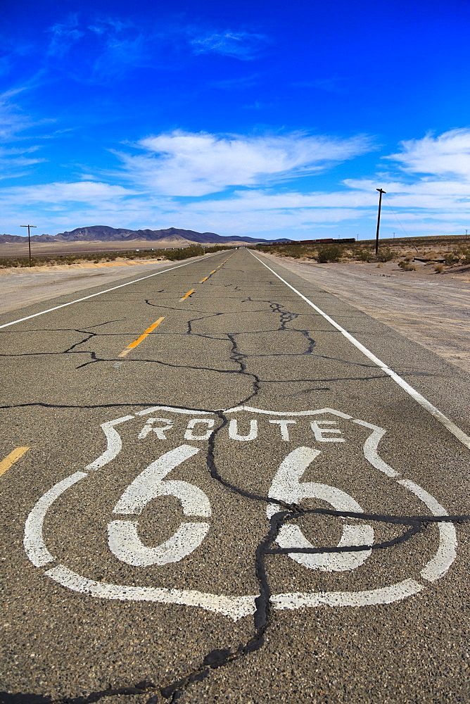 The historic Route 66, Ludlow, California, USA, North America