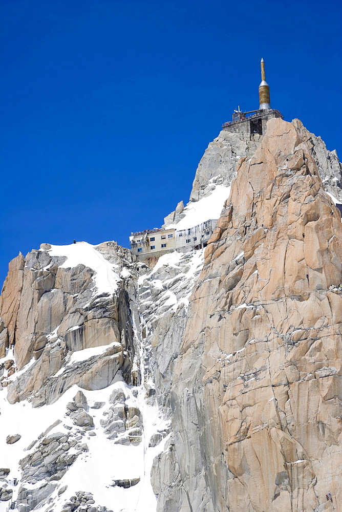 Summit of the Aiguille Du Midi, Chamonix, Mont Blanc Massif, Alps, France, Europe