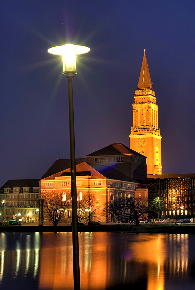 Town Hall and Opera House of the state capital, Kiel, Schleswig-Holstein, Germany, Europe