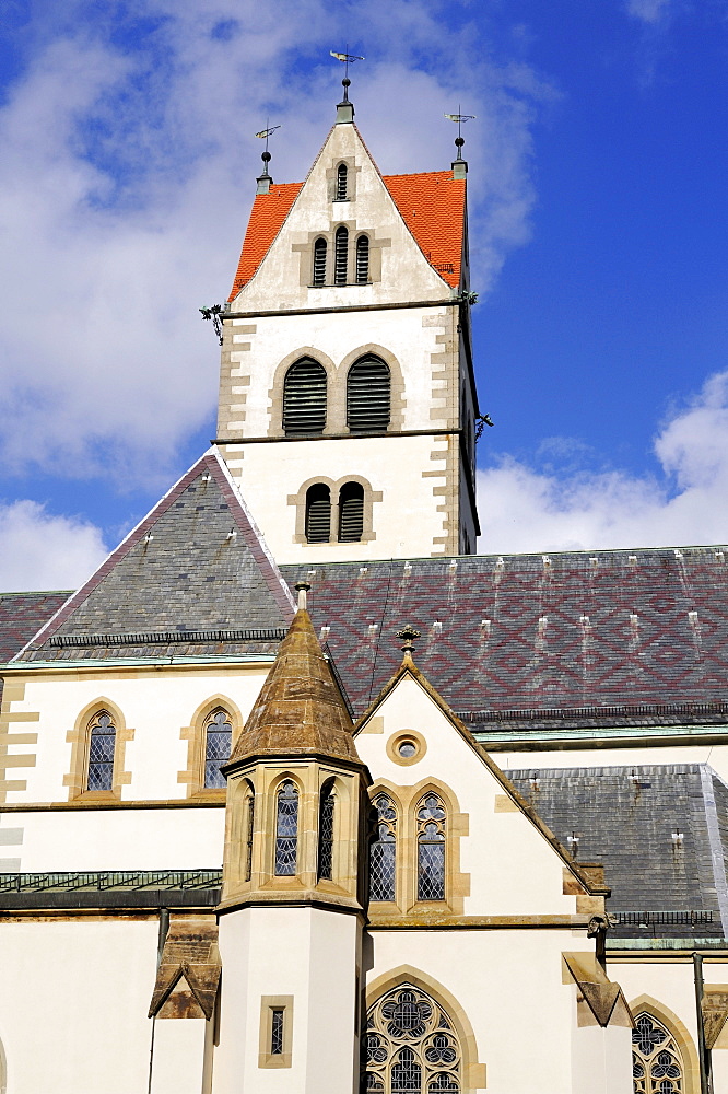 The Liebfrauenkirche Church of Our Lady in the historic old town of Ravensburg, Ravensburg county, Baden-Wuerttemberg, Germany, Europe