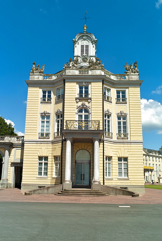 Karlsruhe Palace, west wing, Baden State Museum since 1921, Karlsruhe, Baden-Wuerttemberg, Germany, Europe, Europe