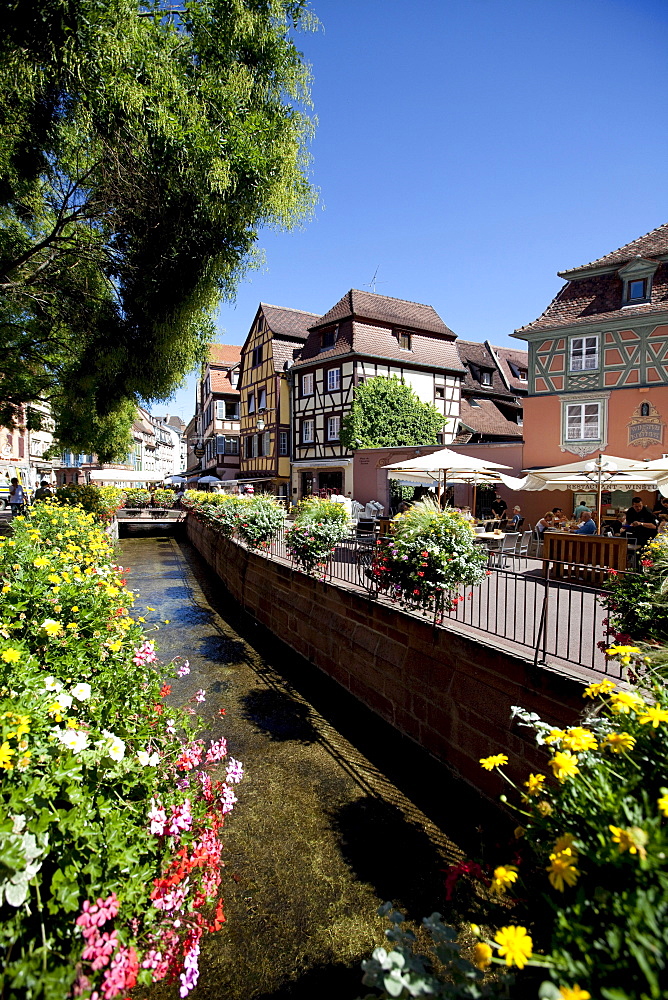 Place de l'Ancienne Douane, historic town centre of Colmar, Alsace, France, Europe